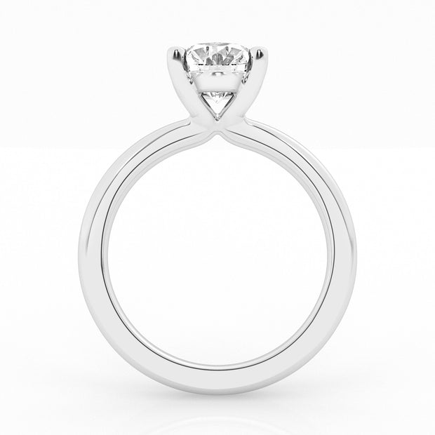 DIAMOND SOLITAIRE ENGAGEMENT RING - 2 CT OVAL