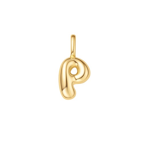 Ania Haie – Bubble Initial Charm Necklace – “P”