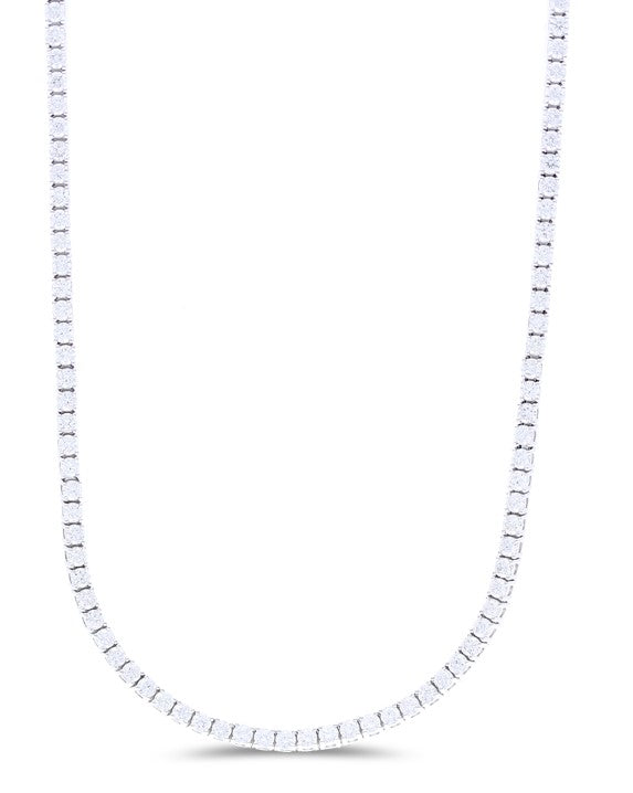 DIAMOND TENNIS NECKLACE -  5 1/2 CT