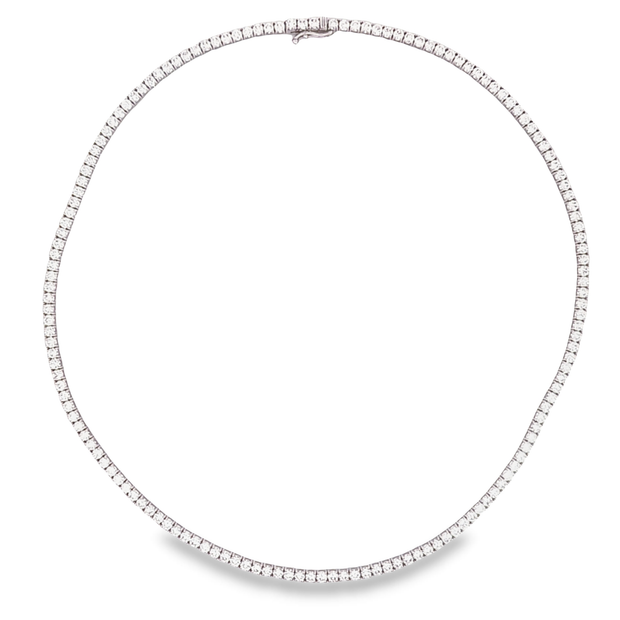 DIAMOND TENNIS NECKLACE – 10 CT