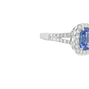 TANZANITE & DIAMOND RING