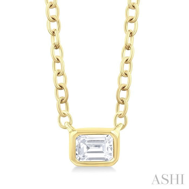 ASHI - DIAMOND SOLITAIRE PENDANT - 1/6 CT