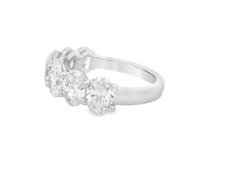 2.94CTW OVAL LAB DIAMOND BAND