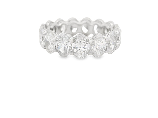 7.96 CTW OVAL LAB DIAMOND ETERNITY BAND