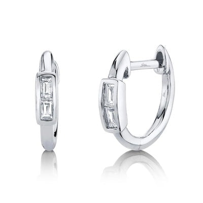 Diamond Hoop Earring