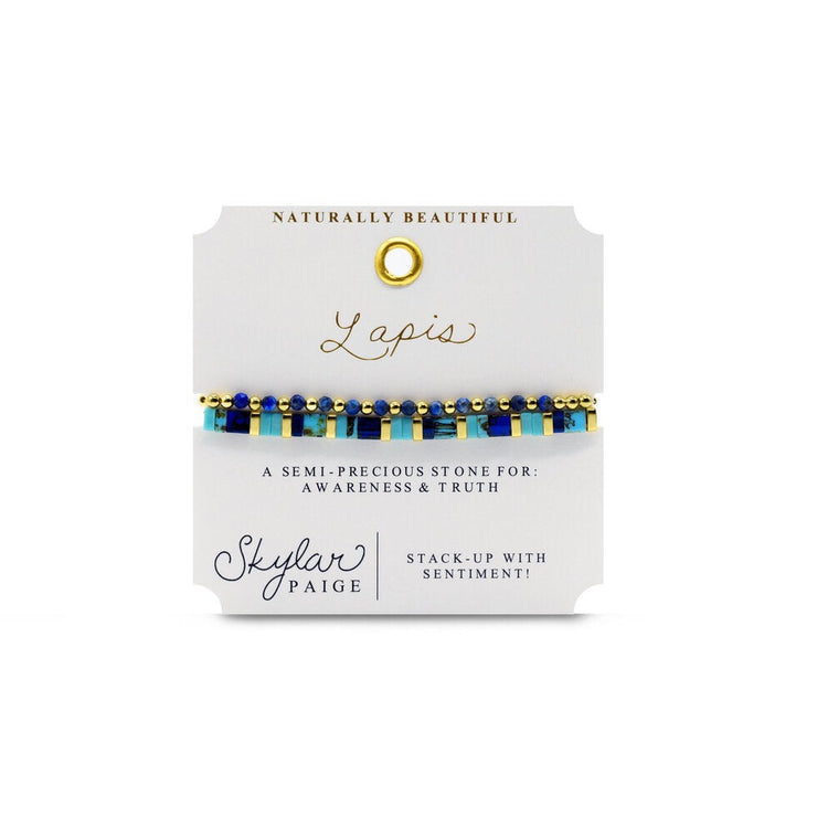 Skylar Paige - Naturally Beautiful - Lapis Bracelet