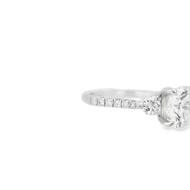 DIAMOND ENGAGEMENT RING - 2 TCW ROUND CENTER