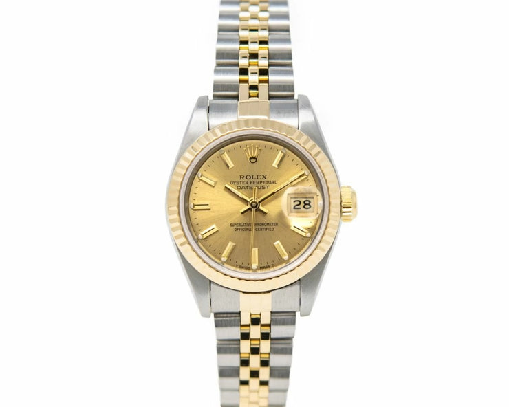 ROLEX DATEJUST, CHAMPAGNE