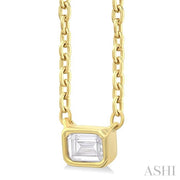 ASHI - DIAMOND SOLITAIRE PENDANT - 1/6 CT