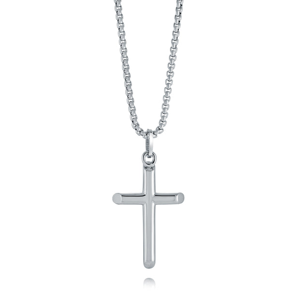 ITALGEM STEEL - CROSS PENDANT