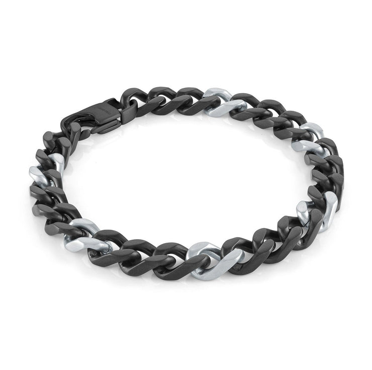 ITALGEM STEEL – CURB CHAIN BRACELET