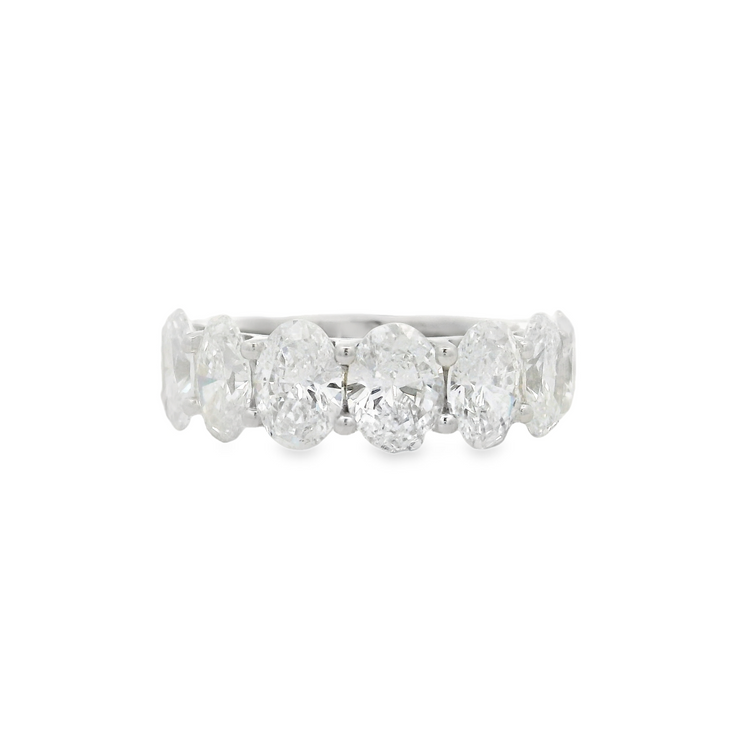 OVAL DIAMOND BAND - 4 CT