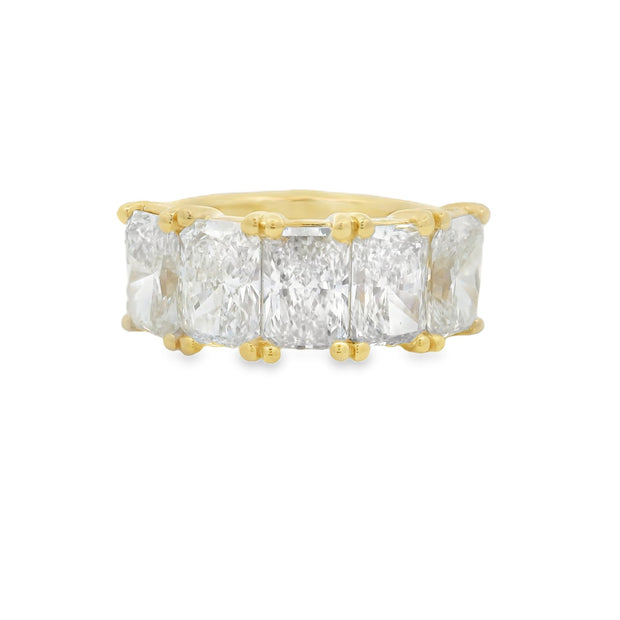 5 STONE DIAMOND RING - 4 CT