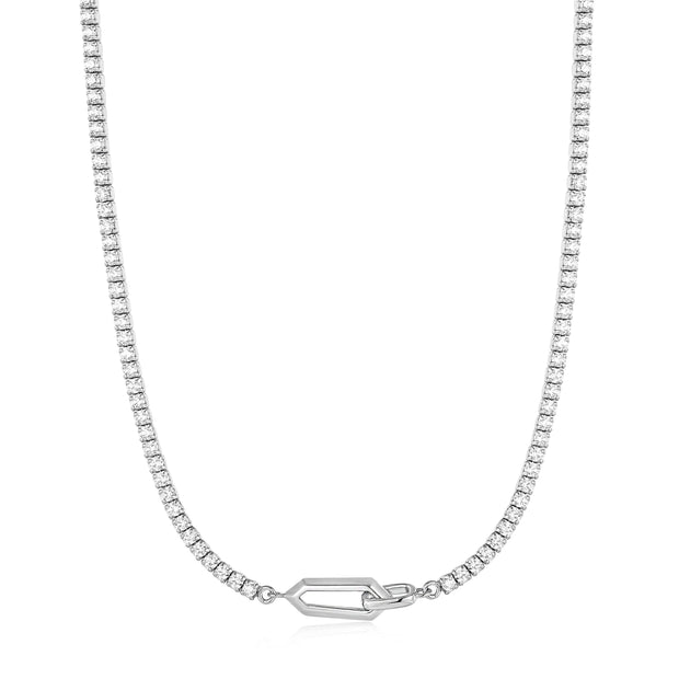 ANIA HAIE - SPARKLE CHAIN INTERLOCK NECKLACE