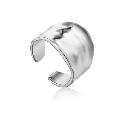 ANIA HAIE - CRUSHED WIDE ADJUSTABLE RING