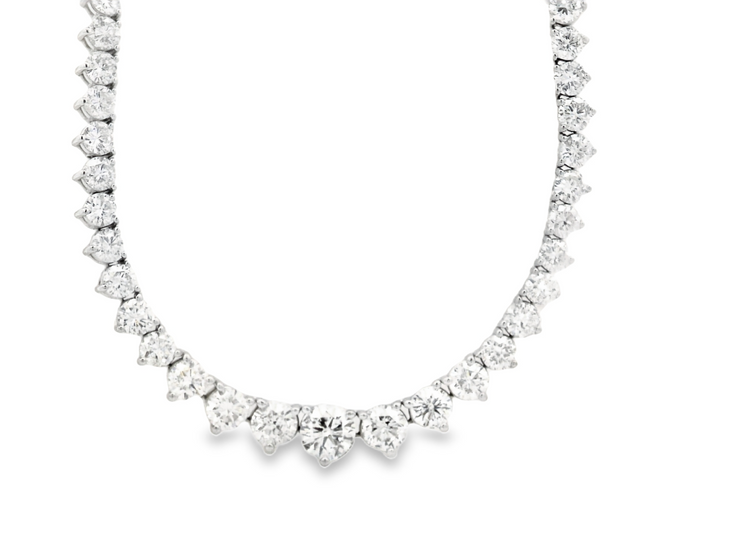 Diamond Riveria Tennis Necklace - 11 1/4 Ct