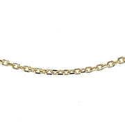 YELLOW GOLD CABLE CHAIN 30"