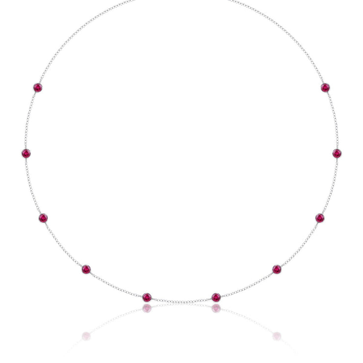 LUVENTE - RUBIES BY THE YARD NECKLACE