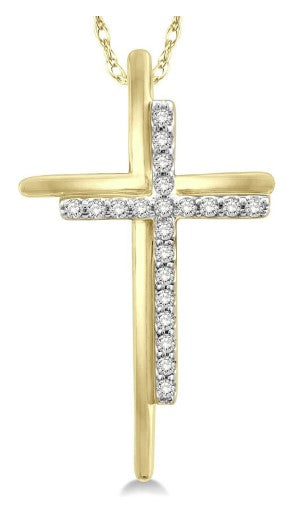 DIAMOND CROSS PENDANT