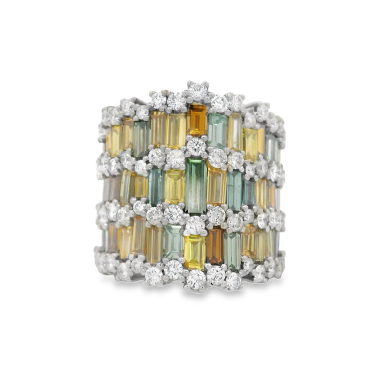 MULTI COLOR DIAMOND RING