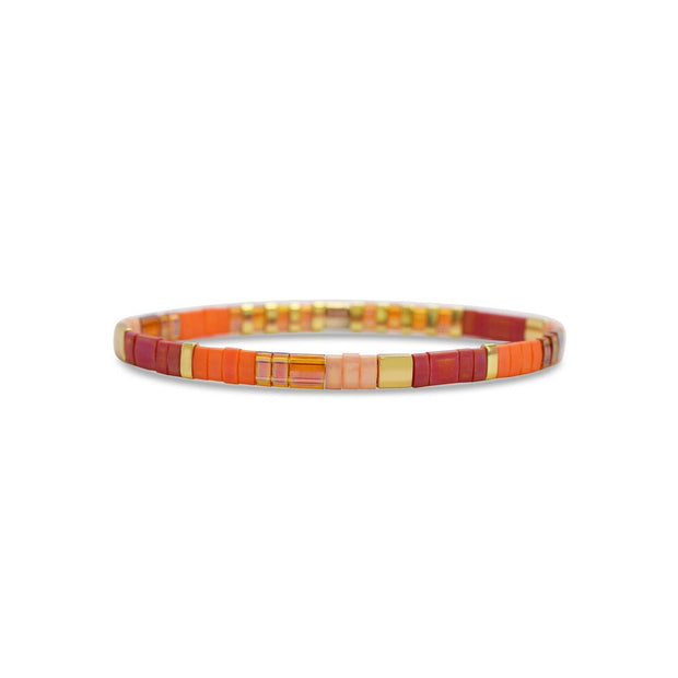 Skylar Page Morse Code 'Hustle' Stretch Bracelet