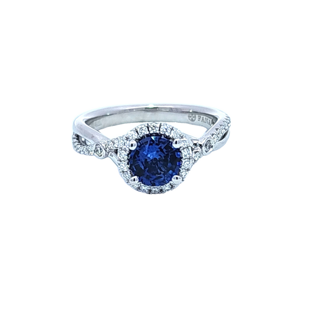 SAPPHIRE & DIAMOND RING