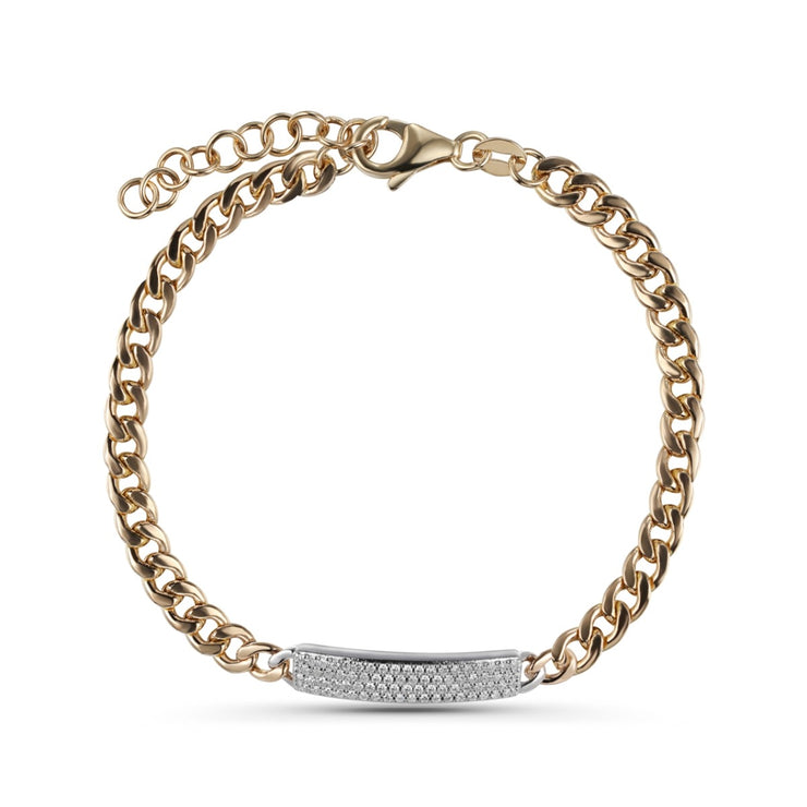 DIAMOND TAG BRACELET