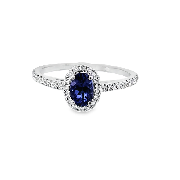 TANZANITE & DIAMOND RING