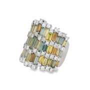 MULTI COLOR DIAMOND RING