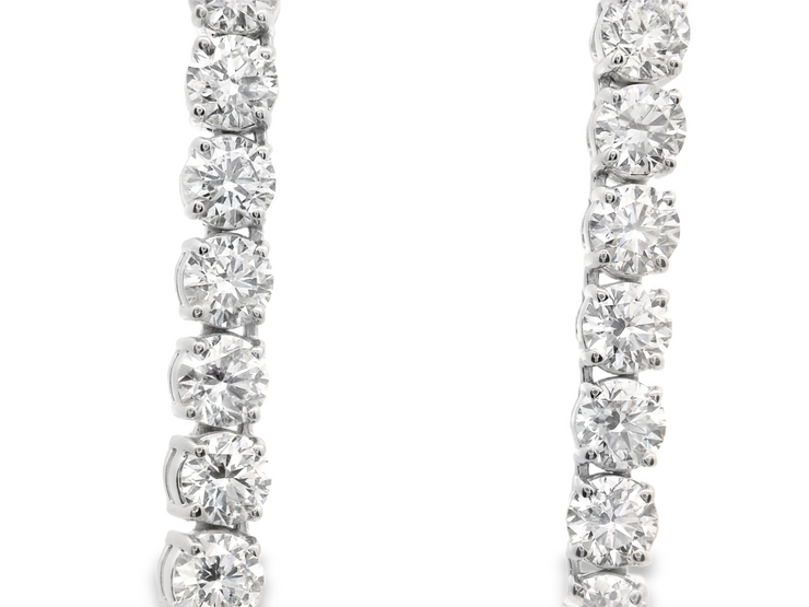 DIAMOND TENNIS NECKLACE - 24 CT