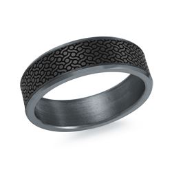 MALO - TANTALUM & CARBON FIBER WEDDING BAND