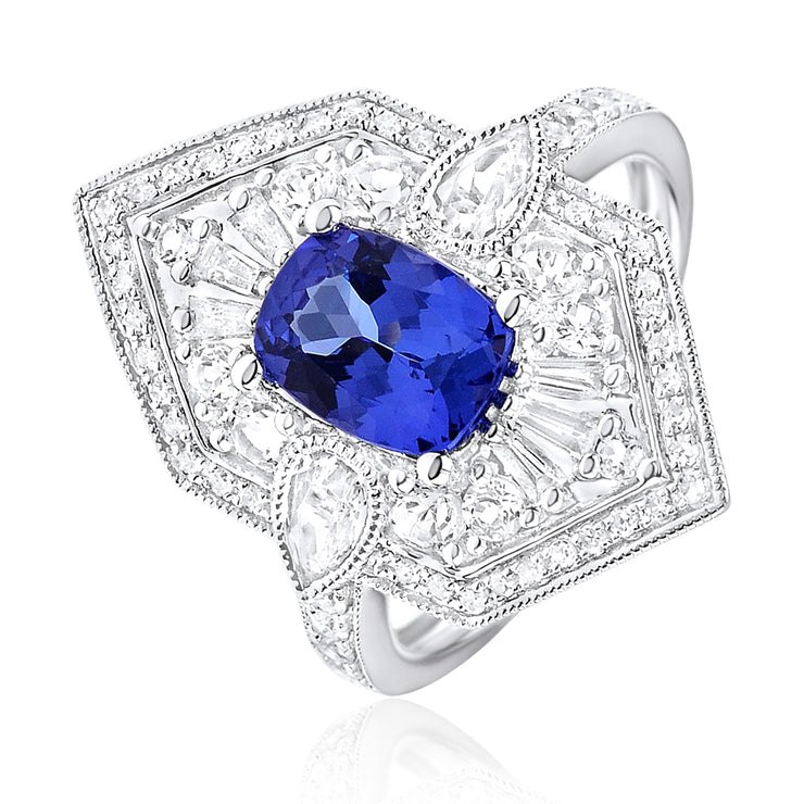 LUVENTE - TANZANITE & DIAMOND RING