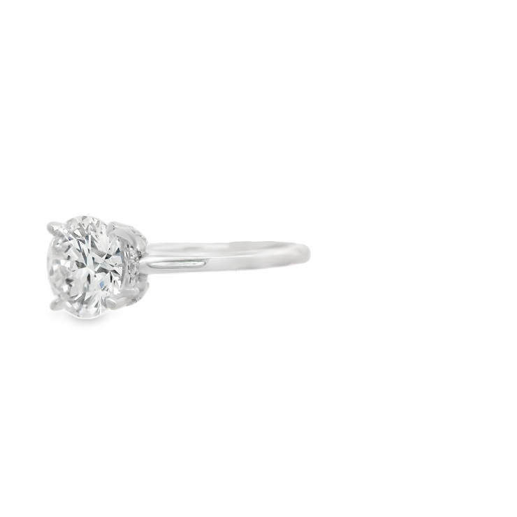 DIAMOND ENGAGEMENT RING - 2 CT ROUND CENTER