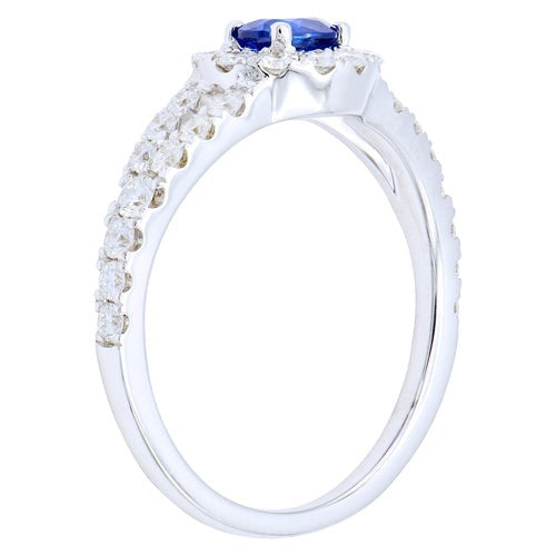 SAPPHIRE & DIAMOND RING