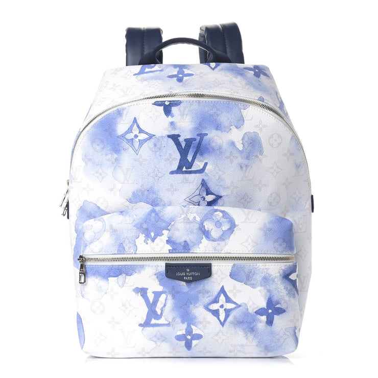 LOUIS VUITTON BLUE WATERCOLOR DISCOVERY BACKPACK