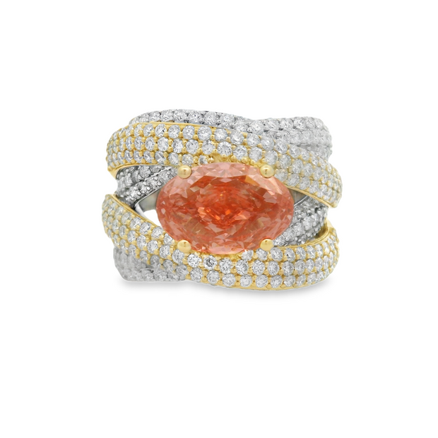 PINK DIAMOND STATEMENT RING