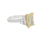 YELLOW DIAMOND 3 STONE RING