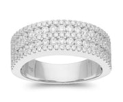 PAVE DIAMOND WIDE BAND