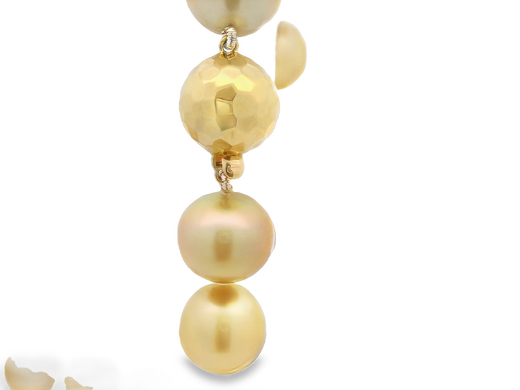 GOLDEN SOUTH SEA PEARL NECKLACE