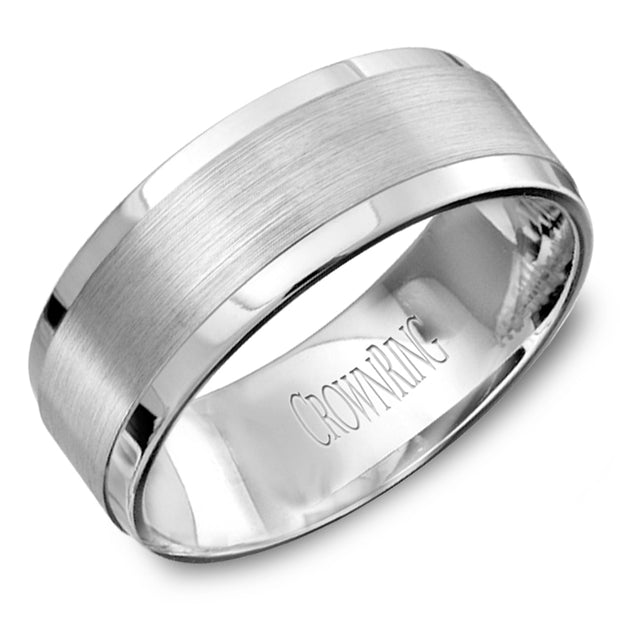 CROWN RING – MENS WEDDING BAND