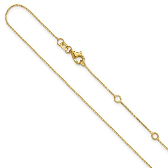 SQUARE GOLD CABLE CHAIN