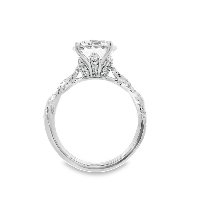 DIAMOND ENGAGEMENT RING – 3 CT ROUND CENTER