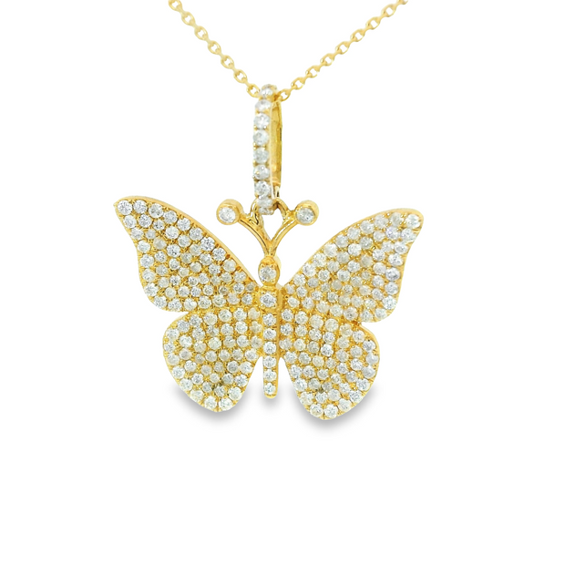 DIAMOND BUTTERFLY PENDANT