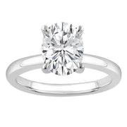 DIAMOND SOLITAIRE ENGAGEMENT RING - 2 CT OVAL