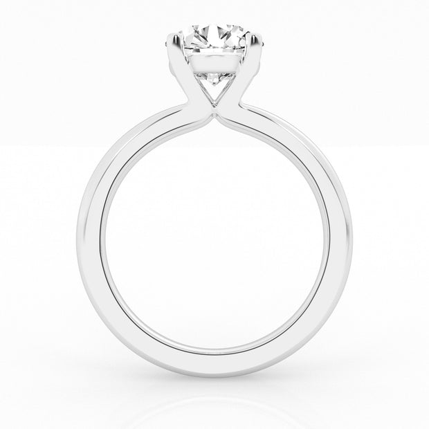 DIAMOND SOLITAIRE ENGAGEMENT RING - 3 CT ROUND