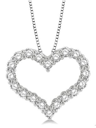 ASHI - OPEN HEART DIAMOND NECKLACE