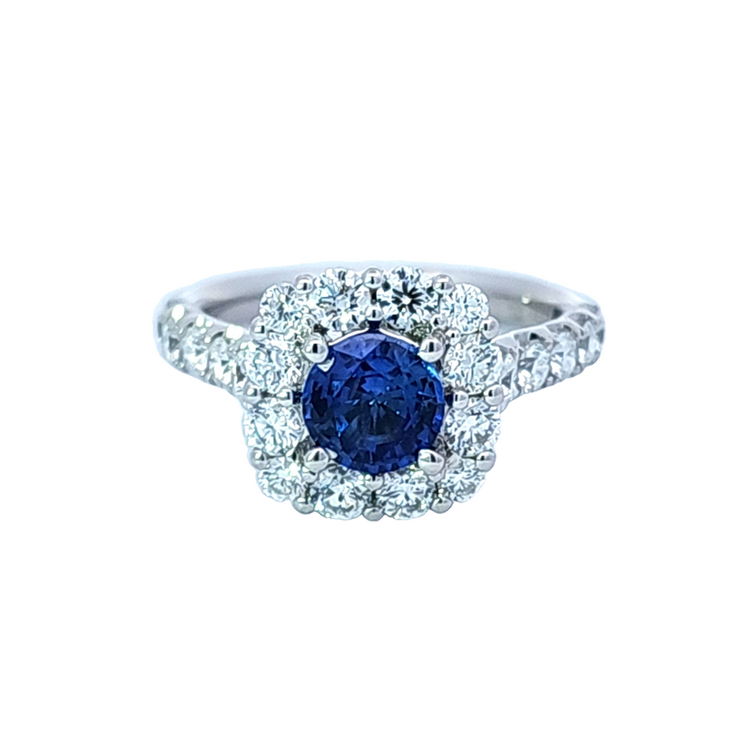 SAPPHIRE AND DIAMOND RING