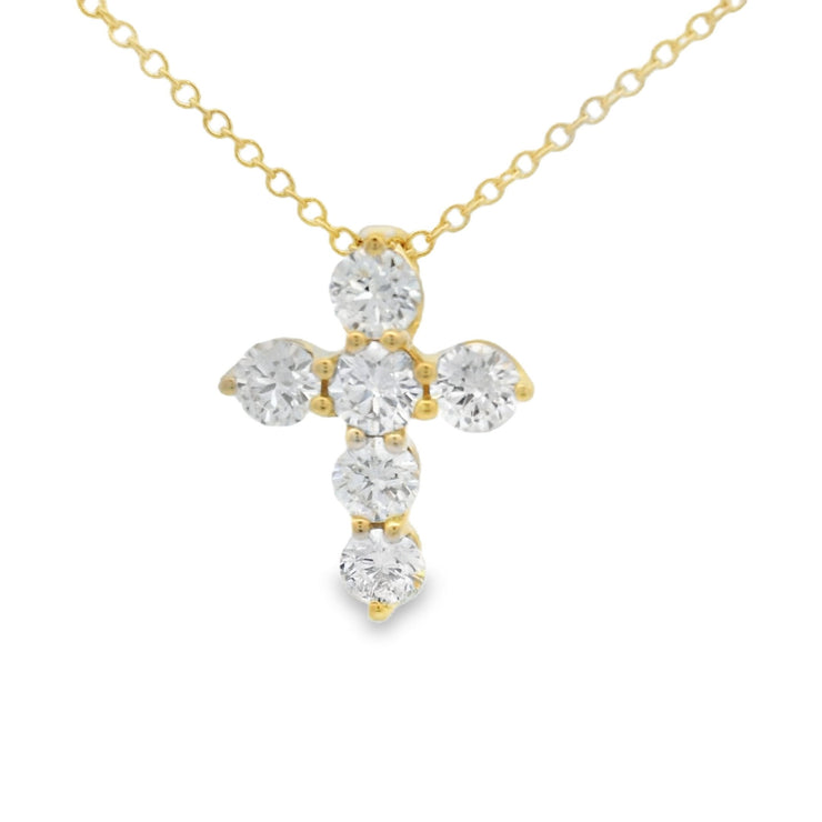 DIAMOND CROSS PENDANT - 1 1/5 CT