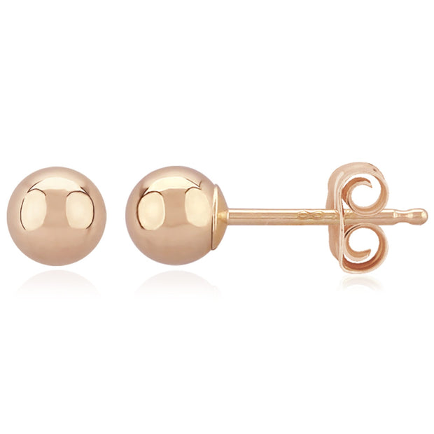 4MM GOLD BALL POST EARRINGS