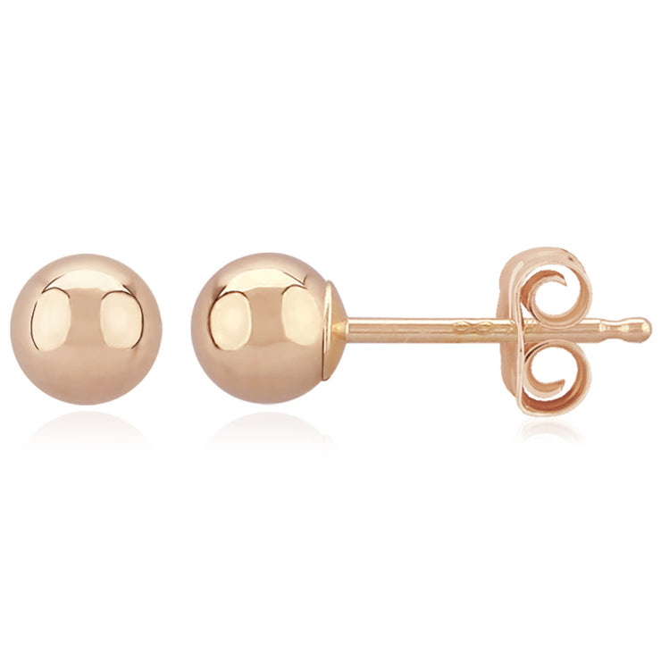 4MM GOLD BALL POST EARRINGS